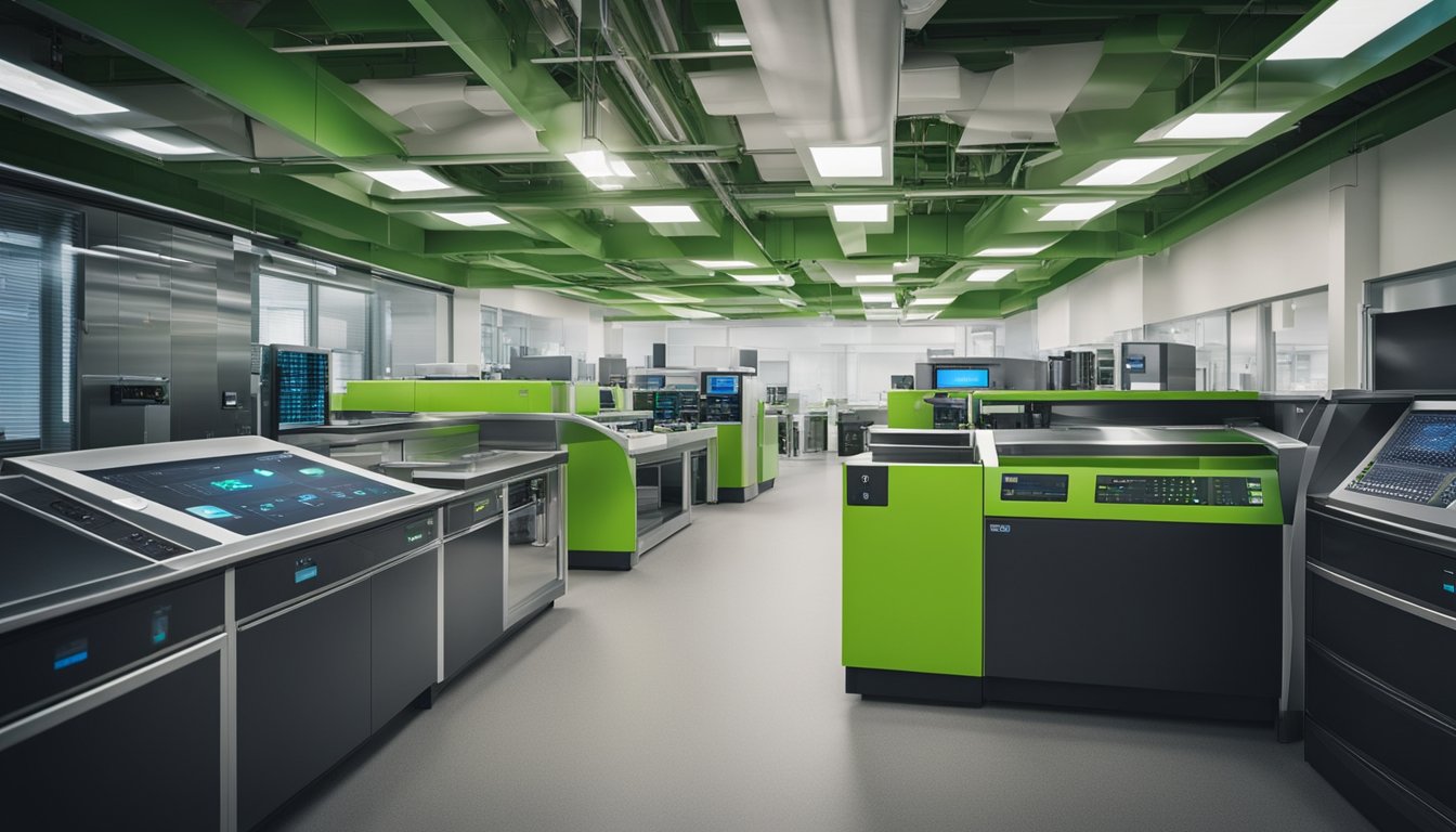 A small UK business incorporates green technology into its operations, reducing waste and energy consumption. The impact is seen in improved efficiency and reduced environmental footprint