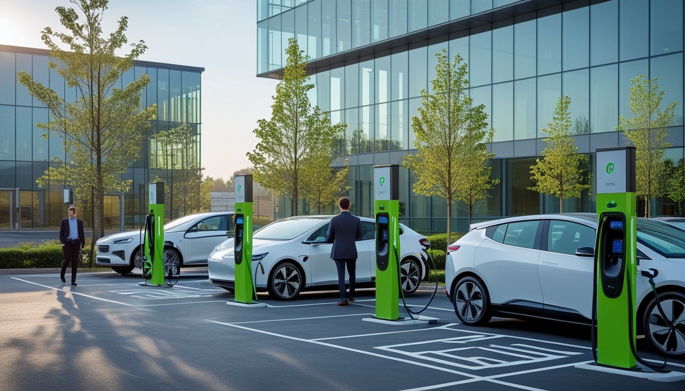 Innovative Green Charging Solutions For UK Workplaces